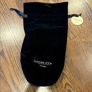 Palmes d'Or Champagne Velvet Bag